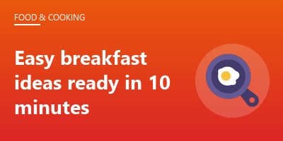 Quick breakfast spread with toast, eggs, fruit and yogurt