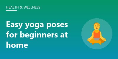 Person practising a beginner yoga pose on a mat at home
