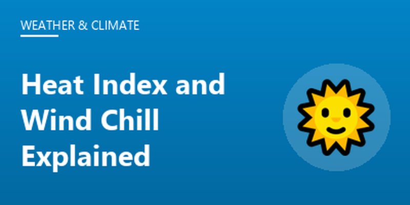 Heat Index and Wind Chill Explained