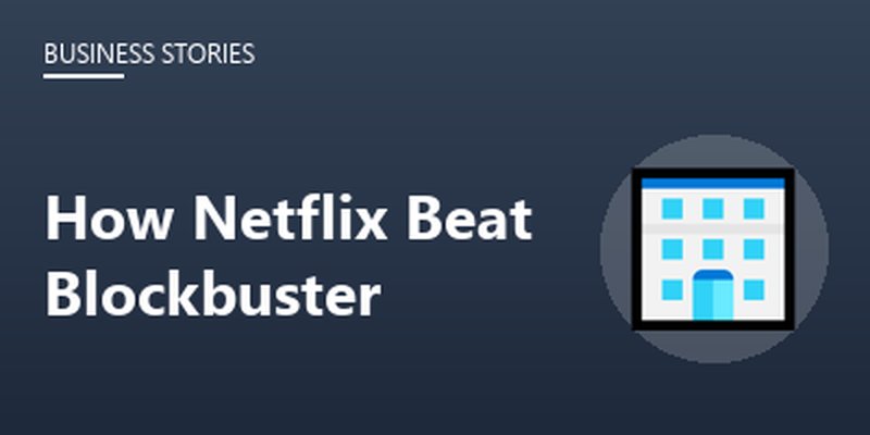 How Netflix Beat Blockbuster