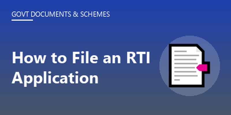 How to File an RTI Application